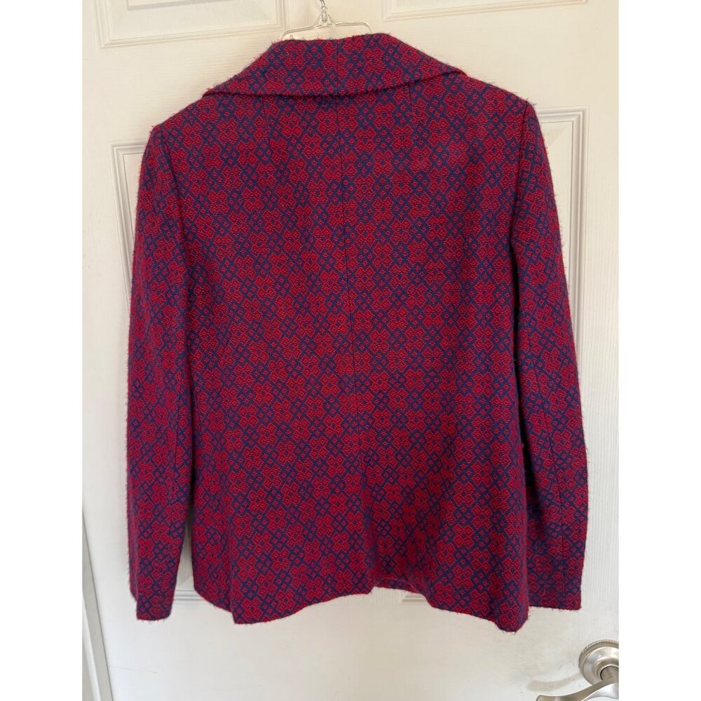 Vintage 70's Reflections By Beverly Moyer Lord & Tylor Wool Dress Suit Small - Picture 5 of 13